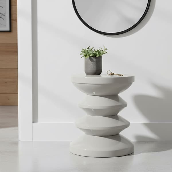 Sidobord och pall Zigzag mångsidig möbel, Kodustaar