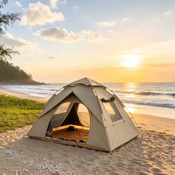 Campingtelt til 3–4 personer, pop-up, Kodustaar