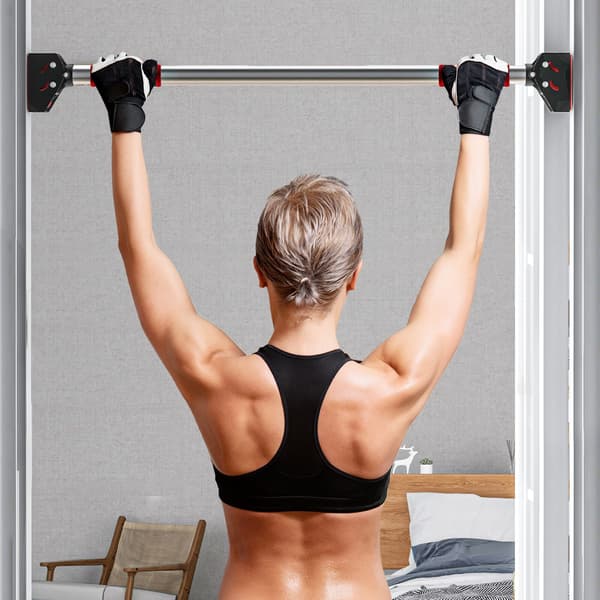 Pull-Up Bar, 75-92x10x7 cm, Svart, Stål