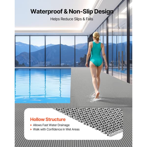 Valumatto 90x300 cm harmaa PVC