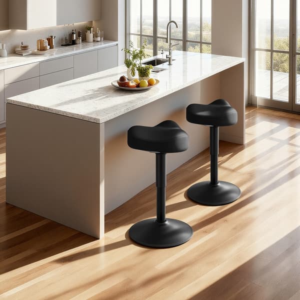 Ståstol 36x36,5x48-65,5 cm Sort Justerbar