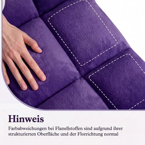 Foldbar gulvstol 49,5x60x51 cm lilla