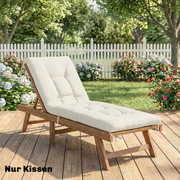 Istuintyyny 198x65x13 cm Beige Polyesteri