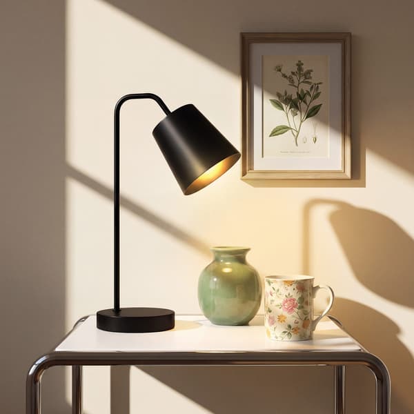Bordlampe sæt 2 stk 28x15x41 cm sort