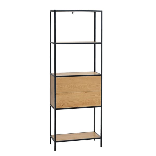Hylde HEDVIG 64x30x178 cm Ask Sort