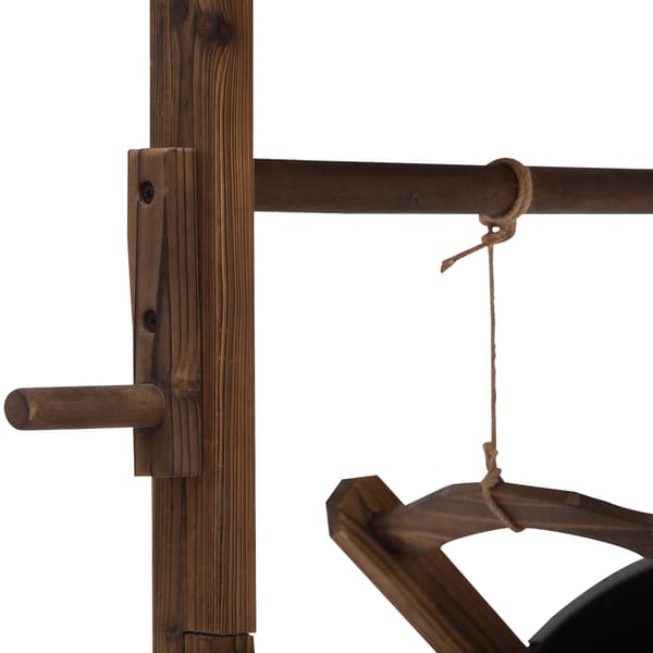 Havefontæne, 68x57x118 cm, Brun