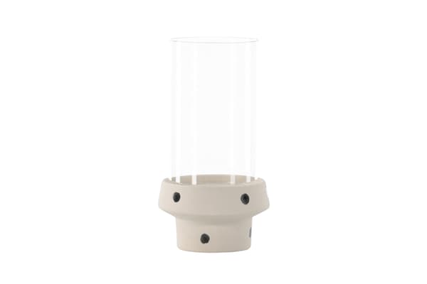 Lanterne Davida 15x29 cm Hvid