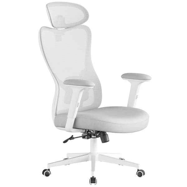 Kontorstol 70x70x113-130 cm Grå