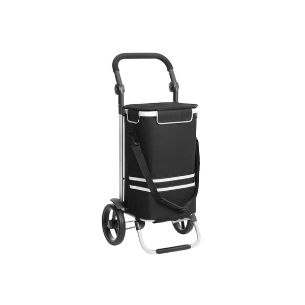 Shoppingvagn, 44x35x100 cm, Svart