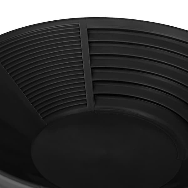 Guldvaskningsfat set, 8x38 cm, Svart, Plast, Kodustaar