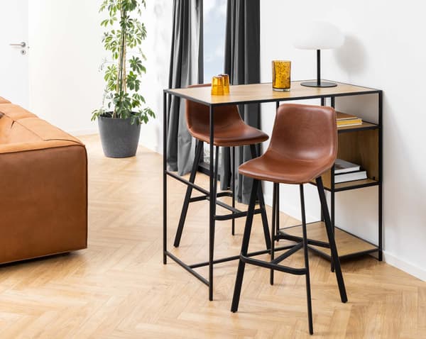 Barstol Oregon 46,5x50x103 cm Brun
