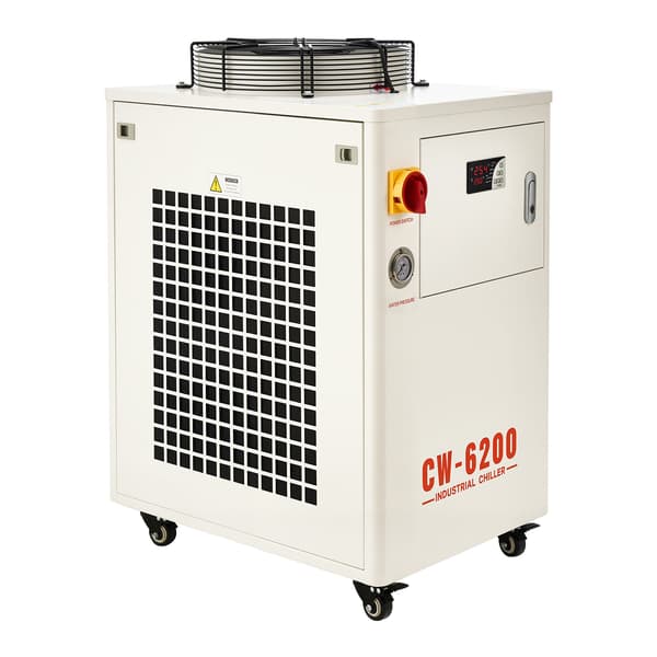 Industriel vandkøler, 5000W, 15 L, kølesystem, stål