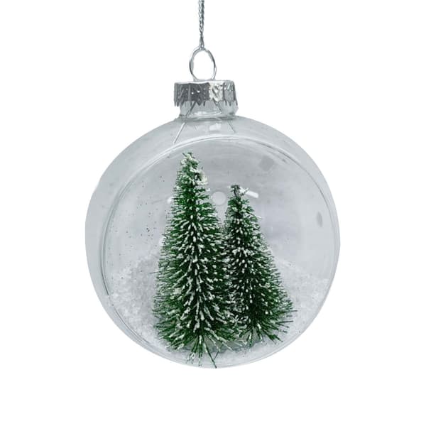 Julgransdekoration 8 cm Grönt Glas