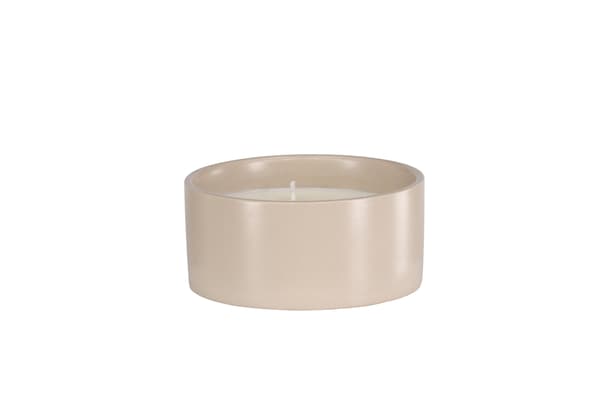 Duftlys, 13x6 cm, Beige, Keramik