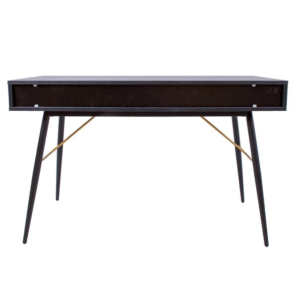 Skrivebord LUXEMBOURG 120x48x75 cm Sort