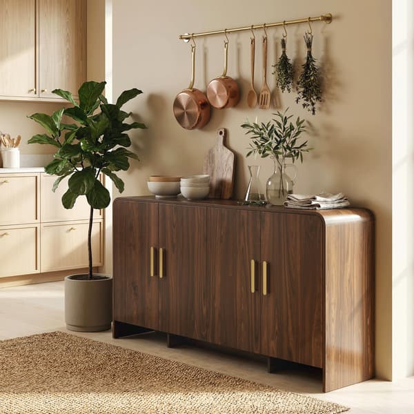 Skænk 152x40x80 cm Brun MDF