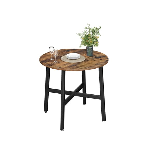 Matbord, 80x80x75 cm, Svart