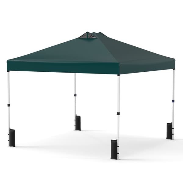 Pop Up -katosteltta 10x10x8,2-8,8 ft vihreä