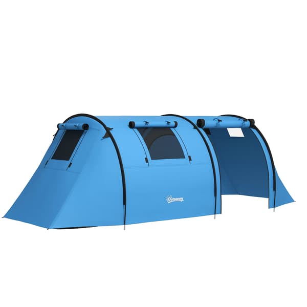 Campingtelt 470x220x150 cm Blå Polyester