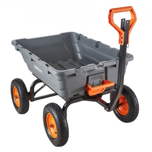 Havetrillebør 124x99x73,5 cm Sort Polyurethan Bakke