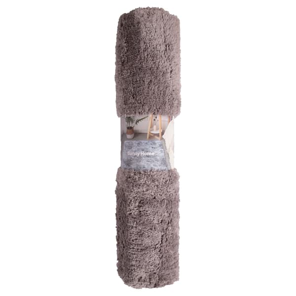 Badeværelsesmåtte 70x120 cm Grå-Beige