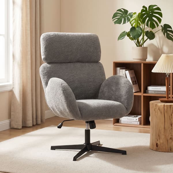 Kontorstol 67x68x103-113 cm grå