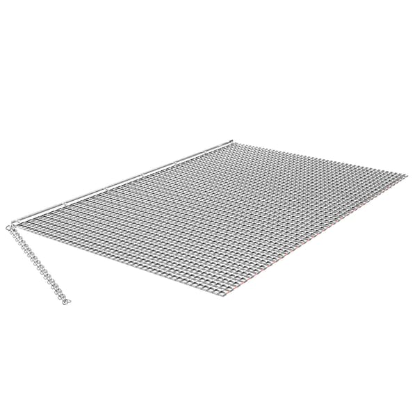 Trækharve 201x122x1 cm Galvaniseret Stål