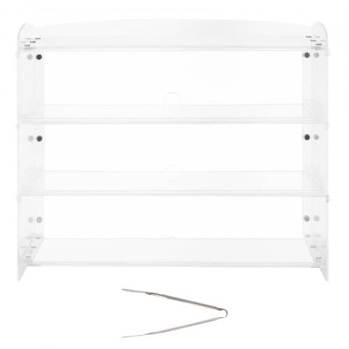 Bageridiskdisplay, 48,2x23,2x38 cm, Klar, Akryl