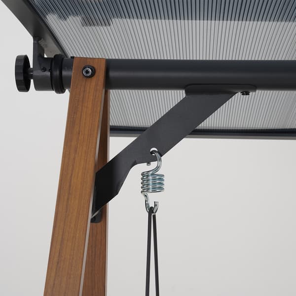 Swing HERNING 232x135x173 cm Harmaa teräs
