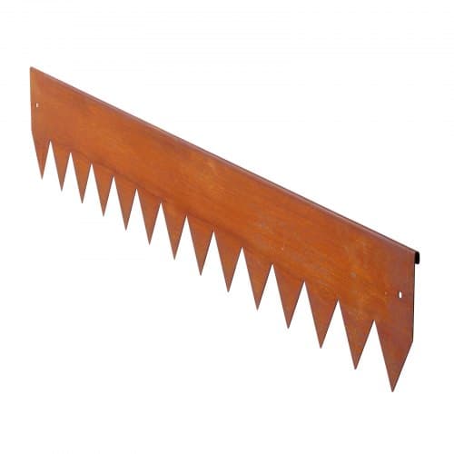 Landskabsafgrænsning 101,6x15,2x0,12 cm Rust Corten Stål