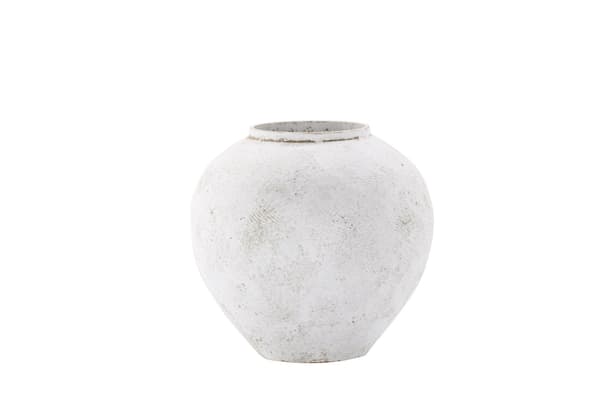 Maljakko, Maapallo, 25 cm, Beige