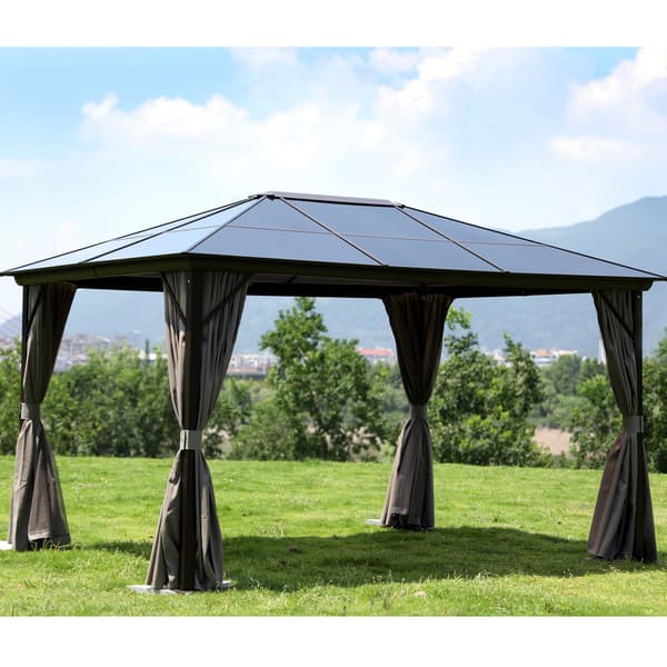 Gazebo Sunset 300x400x270 cm Brun