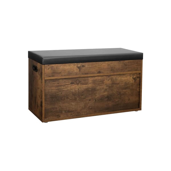 Skobænk 80x44x30 cm Brun Opbevaring