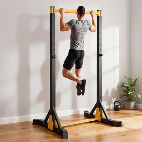 Pull Up Bar, 103x120x218 cm, Stål, Justerbar, Träningsutrustning