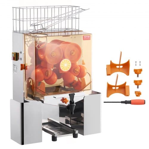 Appelsinpresser, 45x42,5x78 cm, rustfrit stål