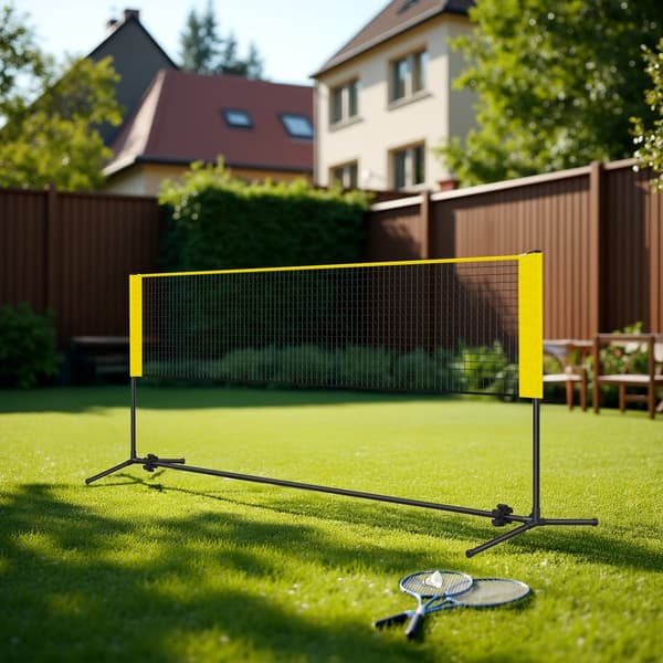 Badmintonnet 300x103x155 cm Gul