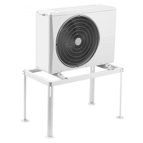 Mini Split Gulvstativ, 100x55x60 cm, Hvid, Justerbart Stål