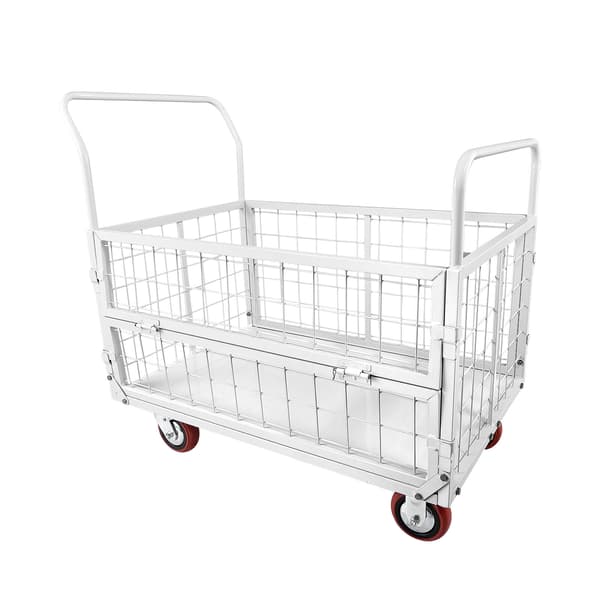 Plattformvagn, 1130x675x1070 mm, Fällbar, Extra robust, Legerat stål