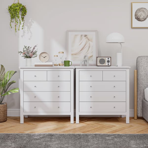 Skænk 79x39,5x80,5 cm Hvid, opbevaring