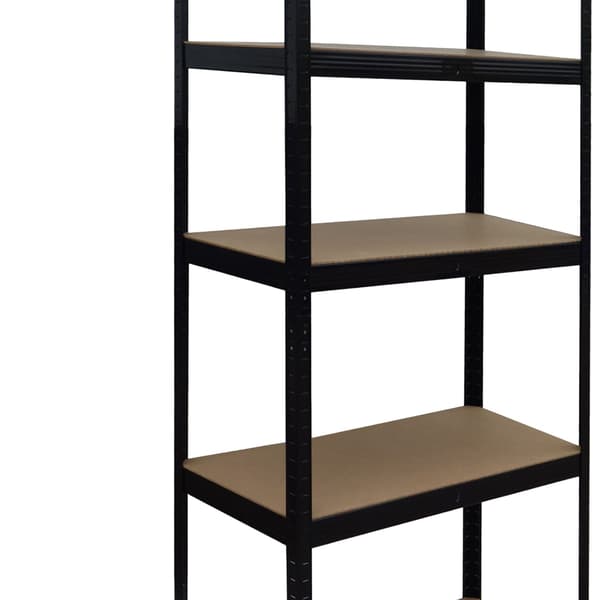 Robust hyllsystem, 5 hyllplan, svart, Kodustaar