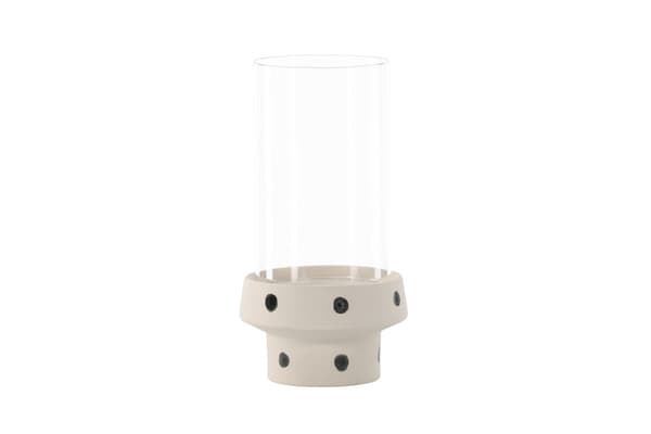 Lanterne Davida 15x29 cm Hvid