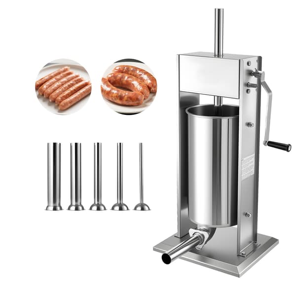 Pølsestopper, 15 L Vertikal Manuel Rustfrit Stål, Kraftig