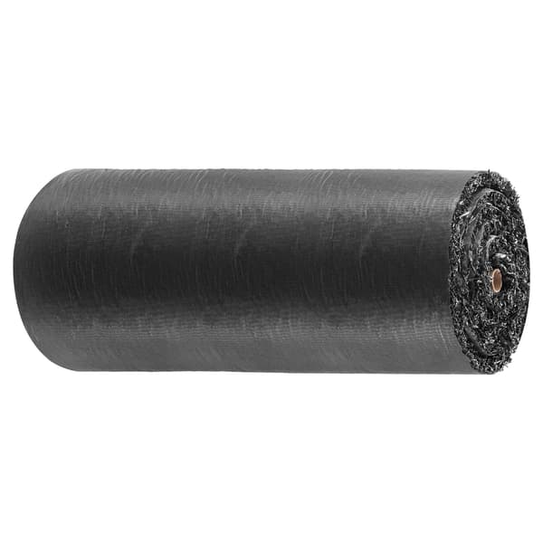 Mulchmåtte 244x61x1,3 cm Sort Genbrugt Gummi