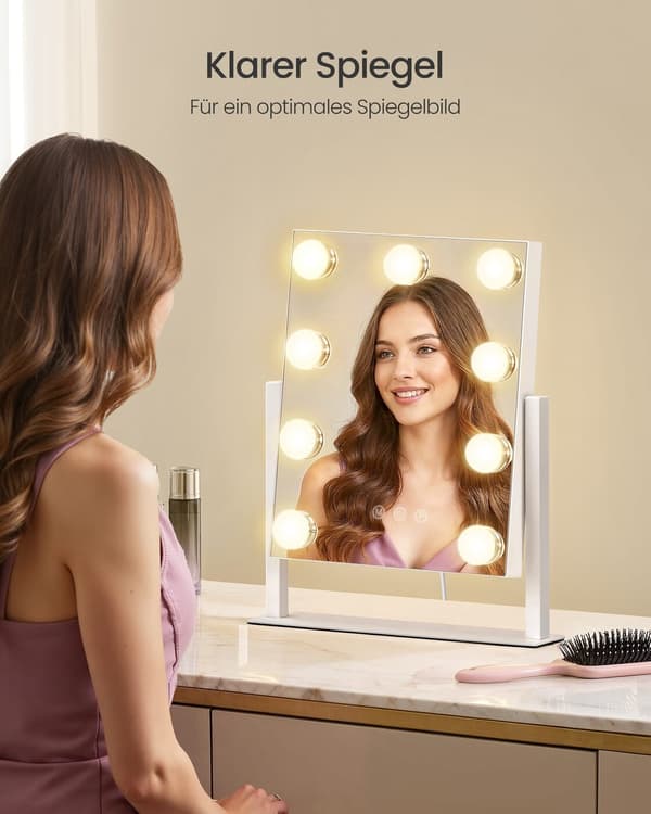 Makeupspejl 58x43 cm Hvid