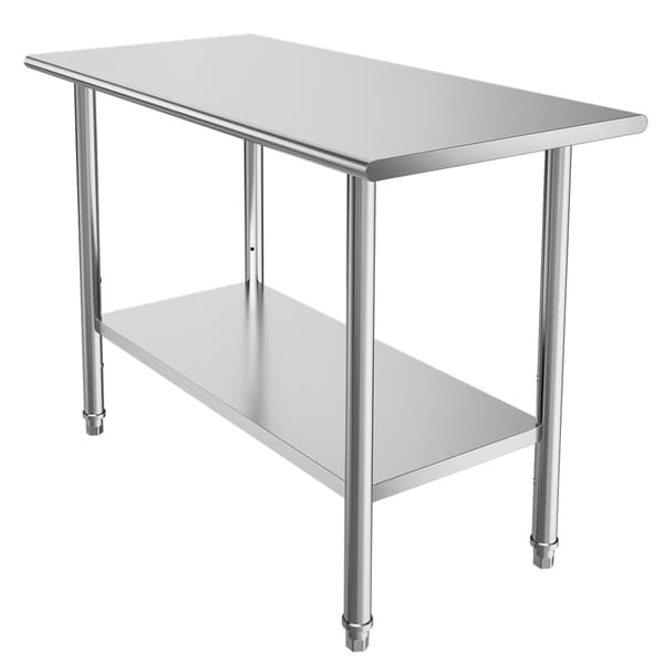 Arbejdsbord 61x122x86,4 cm Rustfrit Stål