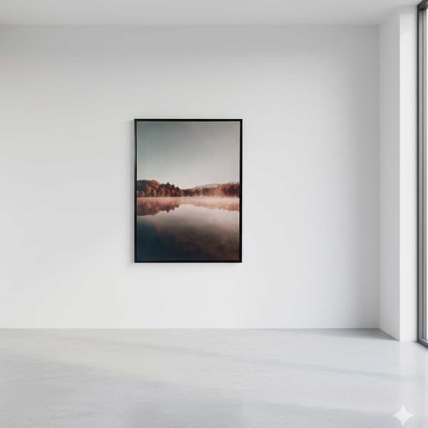 Vægkunst 60x80x3,8 cm Sølandskab