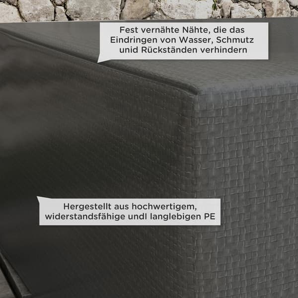 Huonekalusuoja 235x190x90 cm Harmaa Polyeteeni