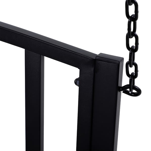 Haveswing, 127x60x53 cm, Sort, Metal