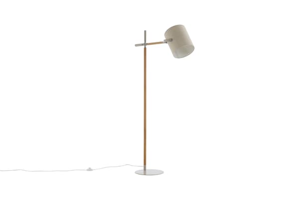 Gulvlampe Dennis, 156x66x30 cm, Beige, Linned