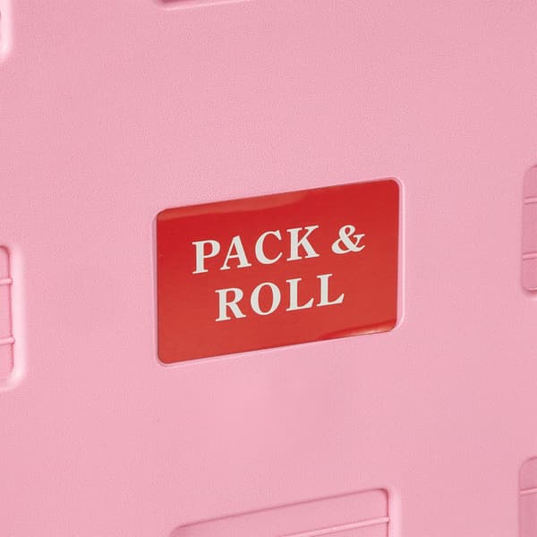 Hopfällbar aluminiumvagn, rosa, Kodustaar